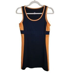Tail Navy Orange Color Block Golf  Tennis Loungewear Athletic Dress Size XS